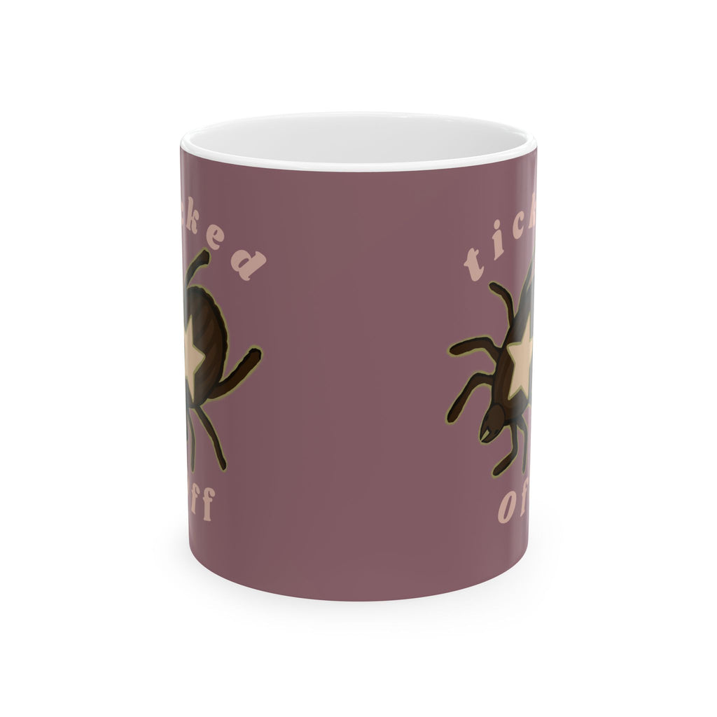 Ticked Off Illustration Mug | Cute Crawly Coffee Cup