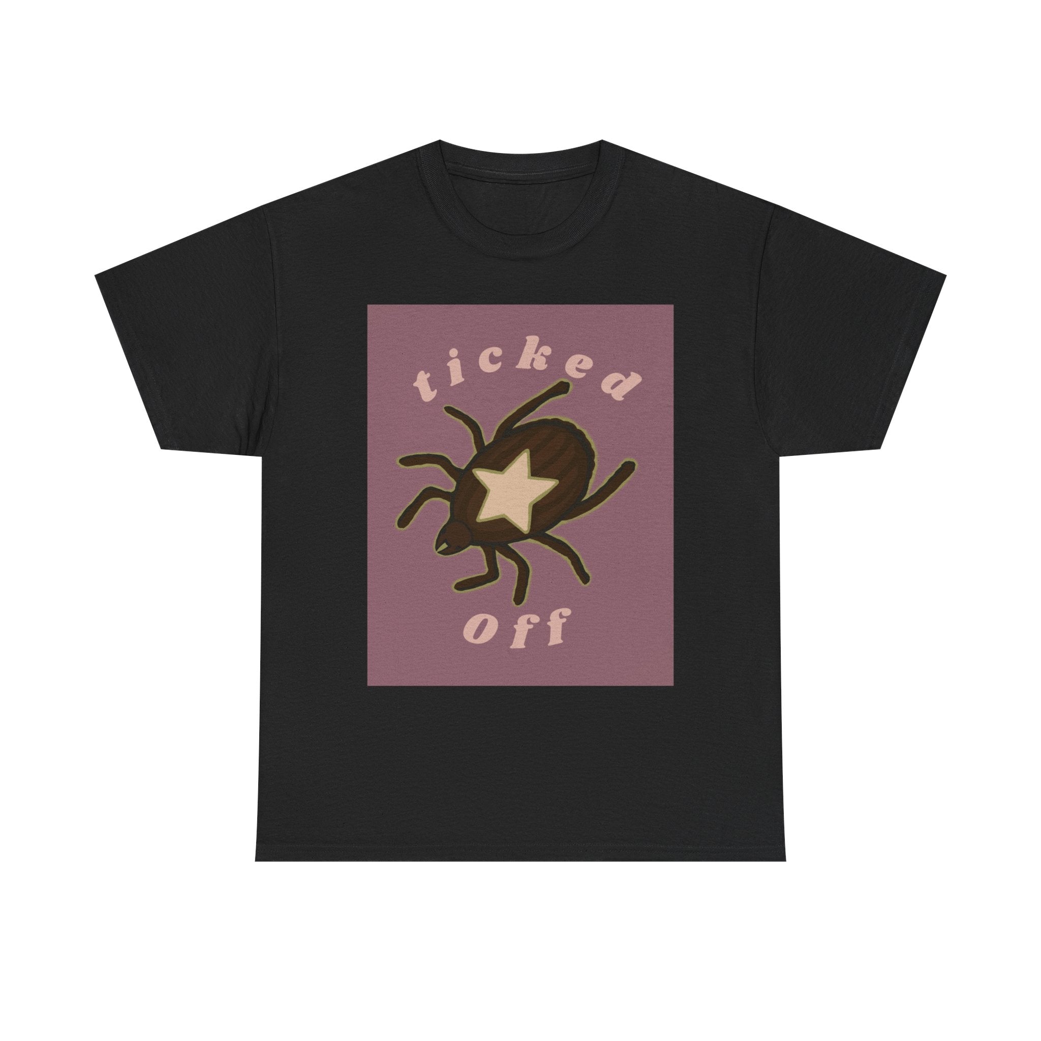 Ticked Off Tick Illustration Tee | Vintage Bug Graphic