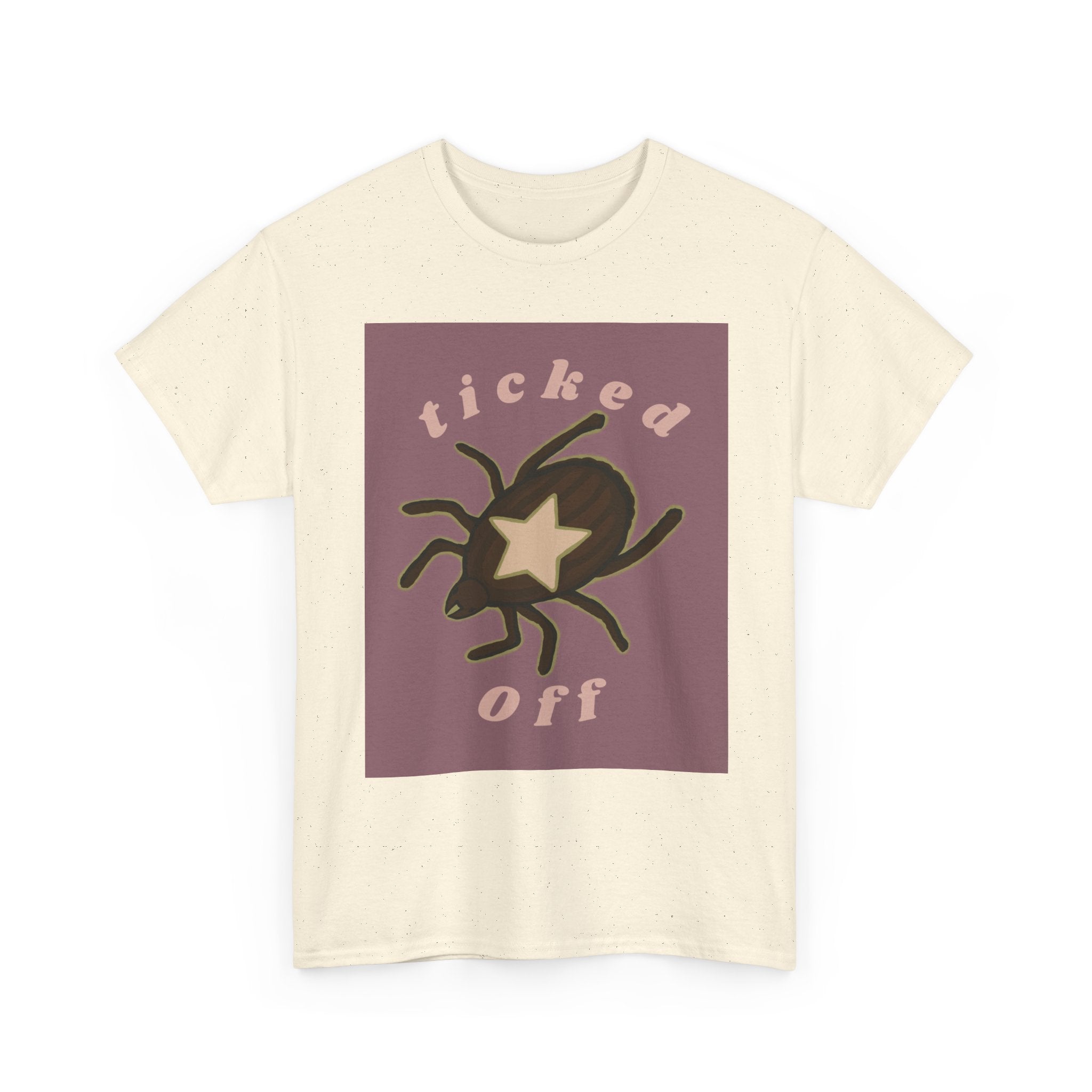 Ticked Off Tick Illustration Tee | Vintage Bug Graphic
