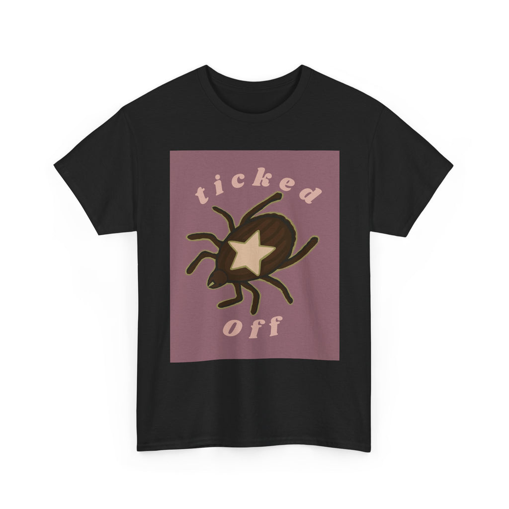 Ticked Off Tick Illustration Tee | Vintage Bug Graphic