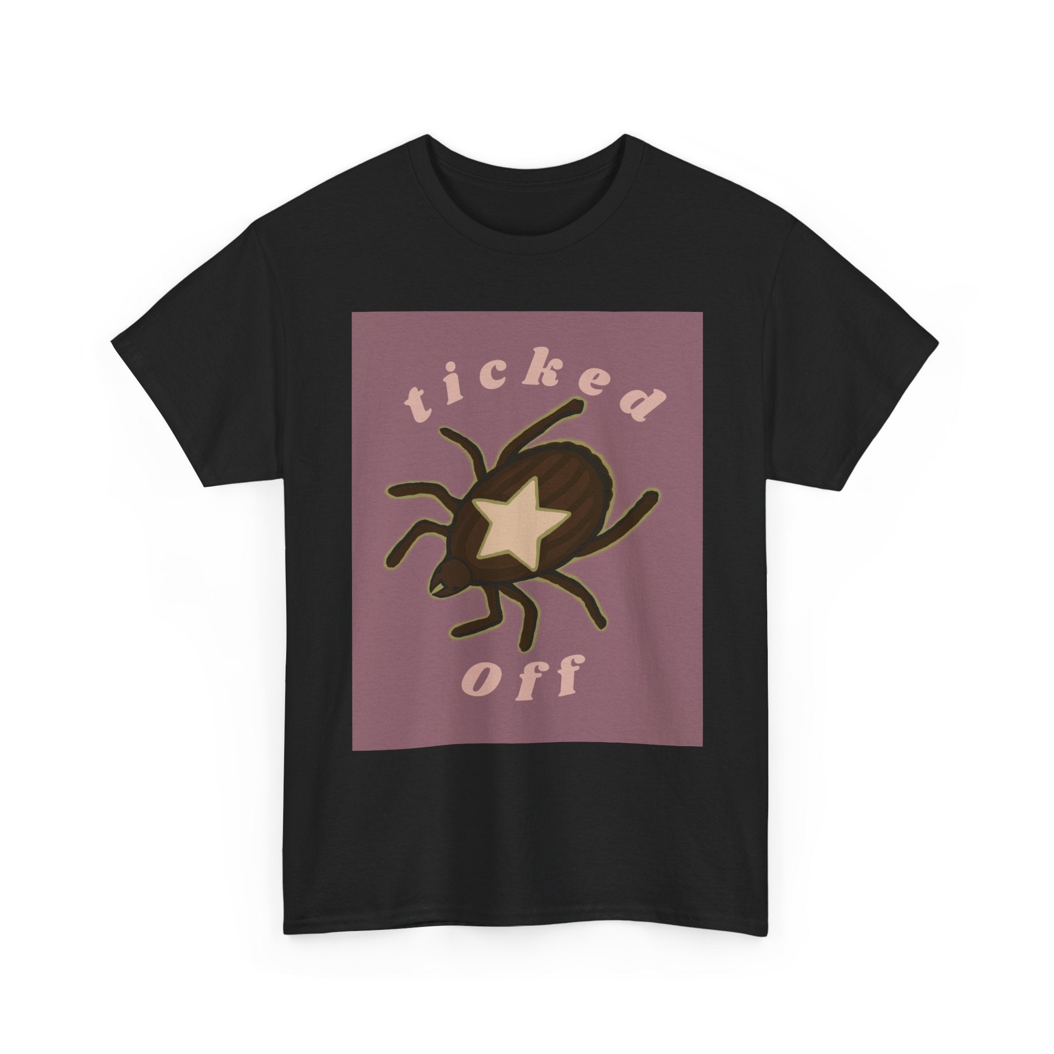 Ticked Off Tick Illustration Tee | Vintage Bug Graphic