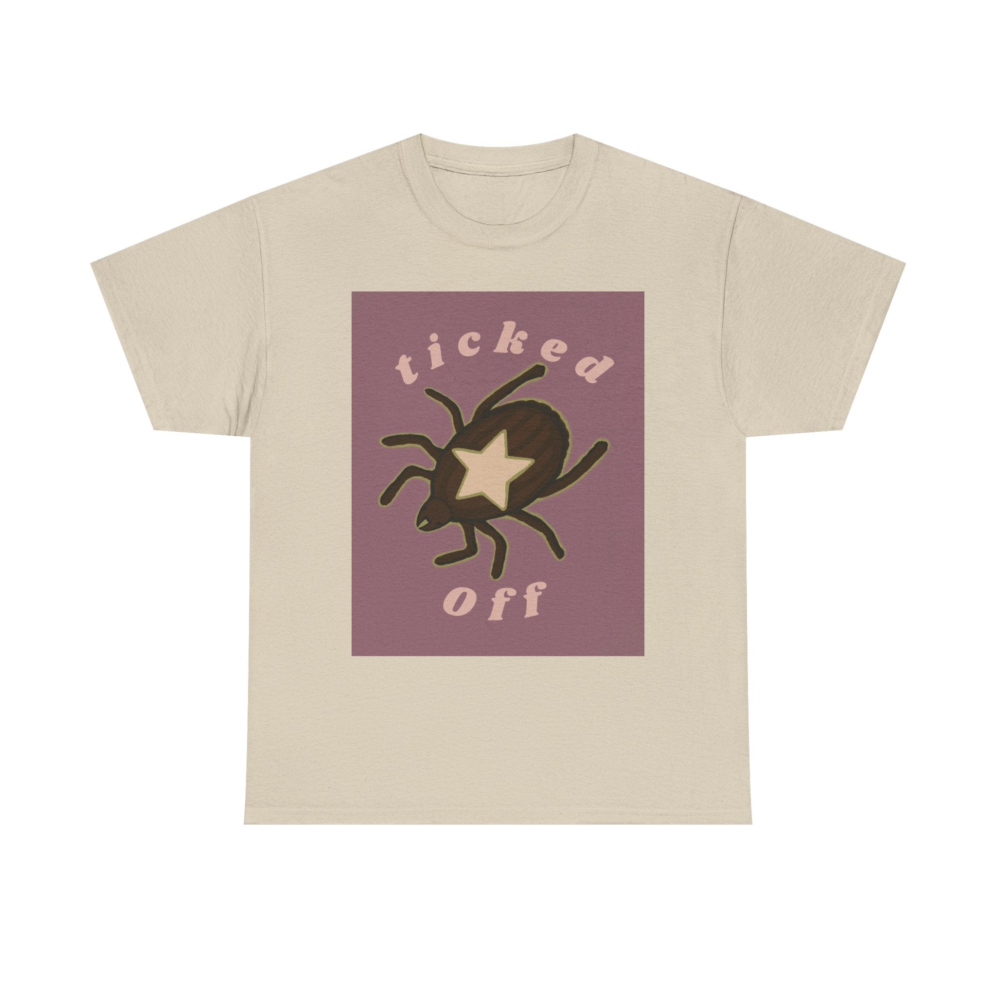 Ticked Off Tick Illustration Tee | Vintage Bug Graphic