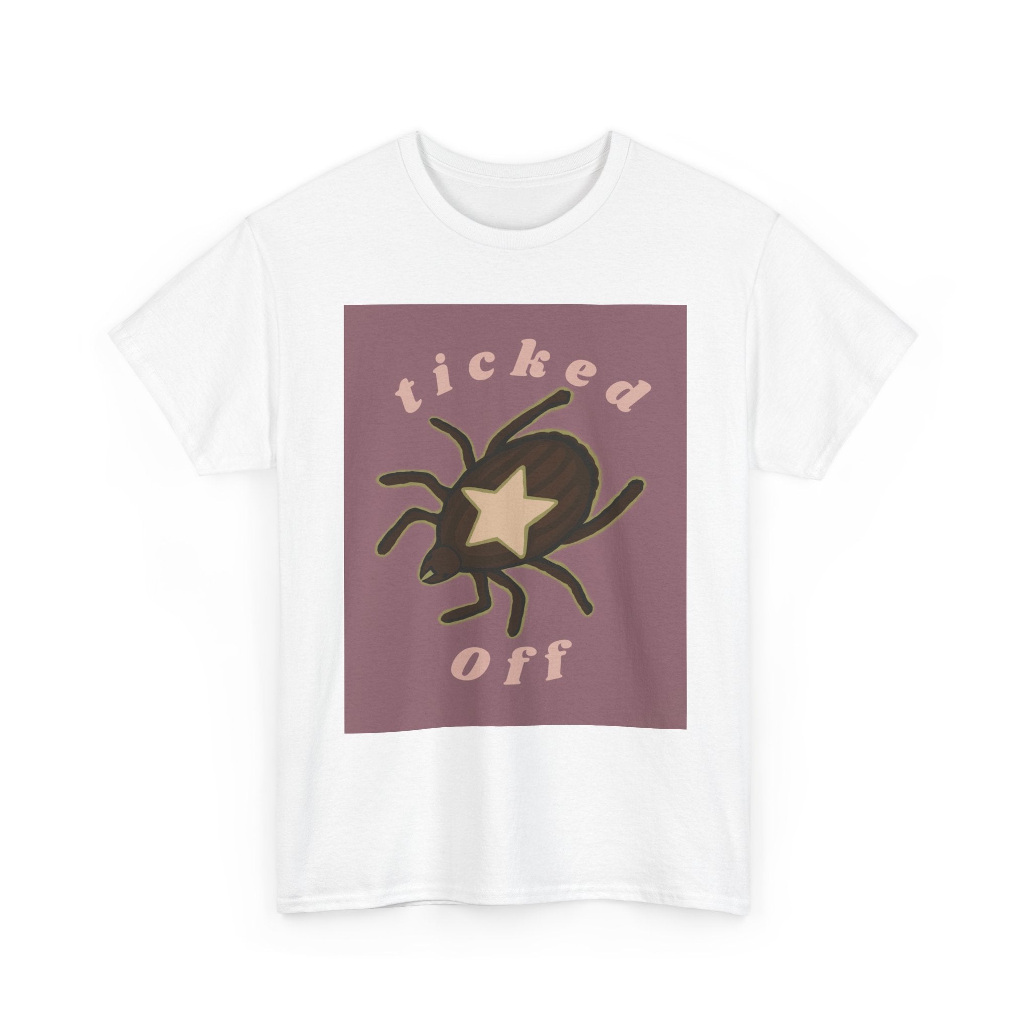 Ticked Off Tick Illustration Tee | Vintage Bug Graphic
