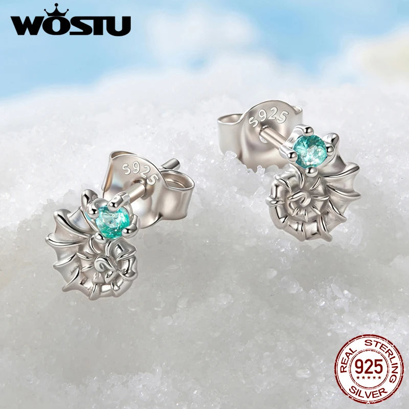 925 Sterling Silver Beachy Critters Earrings