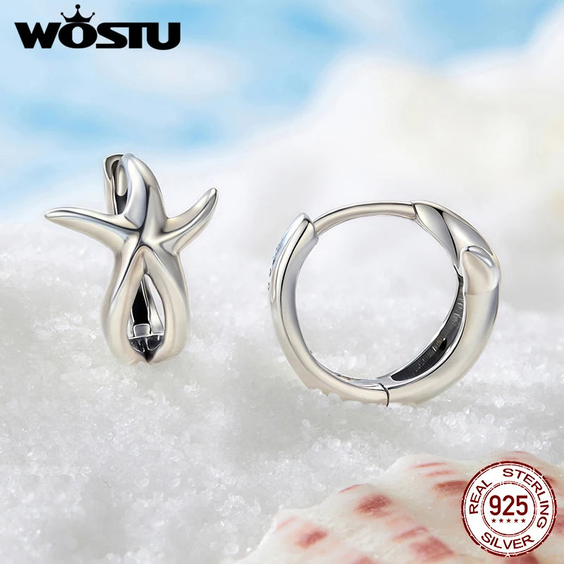 925 Sterling Silver Beachy Critters Earrings